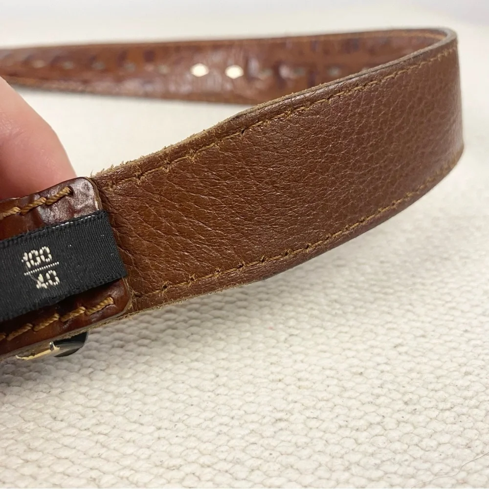 NANNI Milano Alligator Belt Made in Italy Size 100/40 (37”-41”)